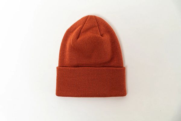 Am image of a Custom Beaniiez OG Acrylic Toque in Pigment Amber!