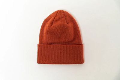 Am image of a Custom Beaniiez OG Acrylic Toque in Pigment Amber!
