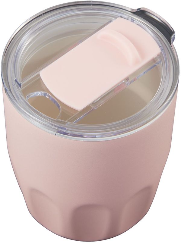 An image of a Custom Olla 10 oz Vacuum Coffee Cup With Ceramic Liner!