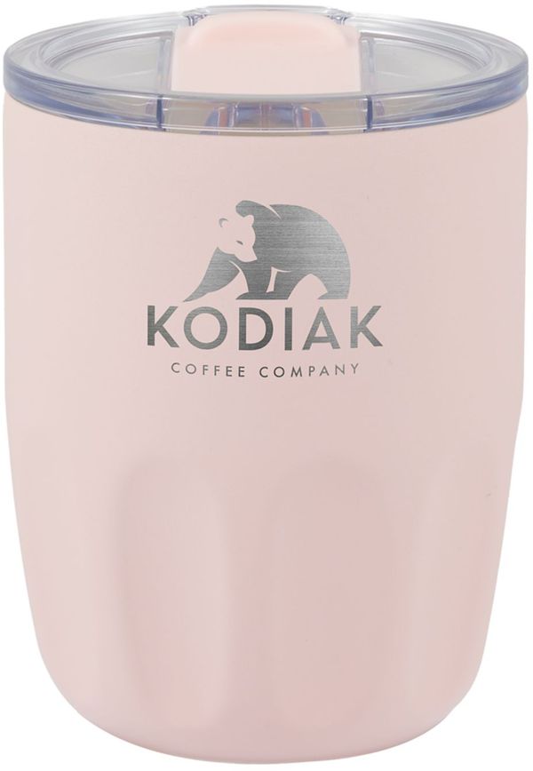 An image of a Custom Olla 10 oz Vacuum Coffee Cup With Ceramic Liner!