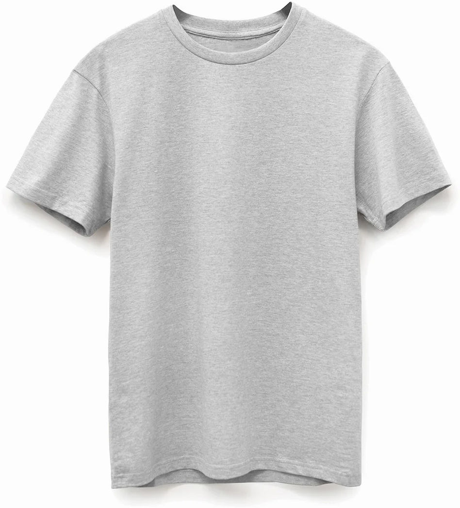 Original Favorites American Grown Supima® 100 Percent Cotton 6oz T Shirt in Heather Grey