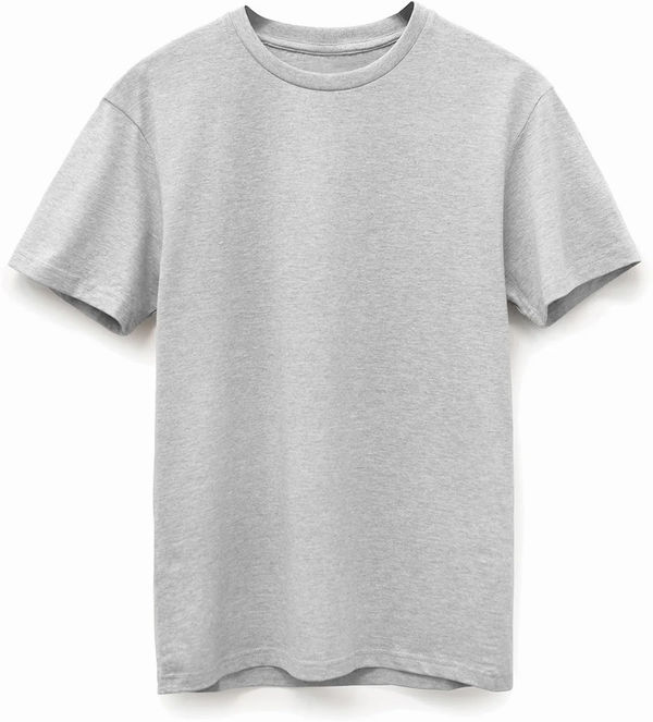 Am image of a Custom Original Favorites American Grown Supima® 100 Percent Cotton 6oz T Shirt in Heather Grey!