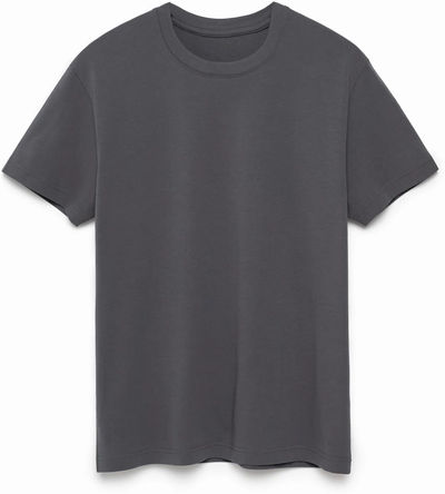 Am image of a Custom Original Favorites American Grown Supima® 100 Percent Cotton 6oz T Shirt in Slate!