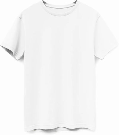 Am image of a Custom Original Favorites American Grown Supima® 100 Percent Cotton 6oz T Shirt in White!