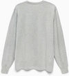 Am image of a Custom Original Favorites American Grown Supima 100 Percent Cotton 6oz Long Sleeve T Shirt in Heather Grey!