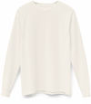 Am image of a Custom Original Favorites American Grown Supima 100 Percent Cotton 6oz Long Sleeve T Shirt in Natural!