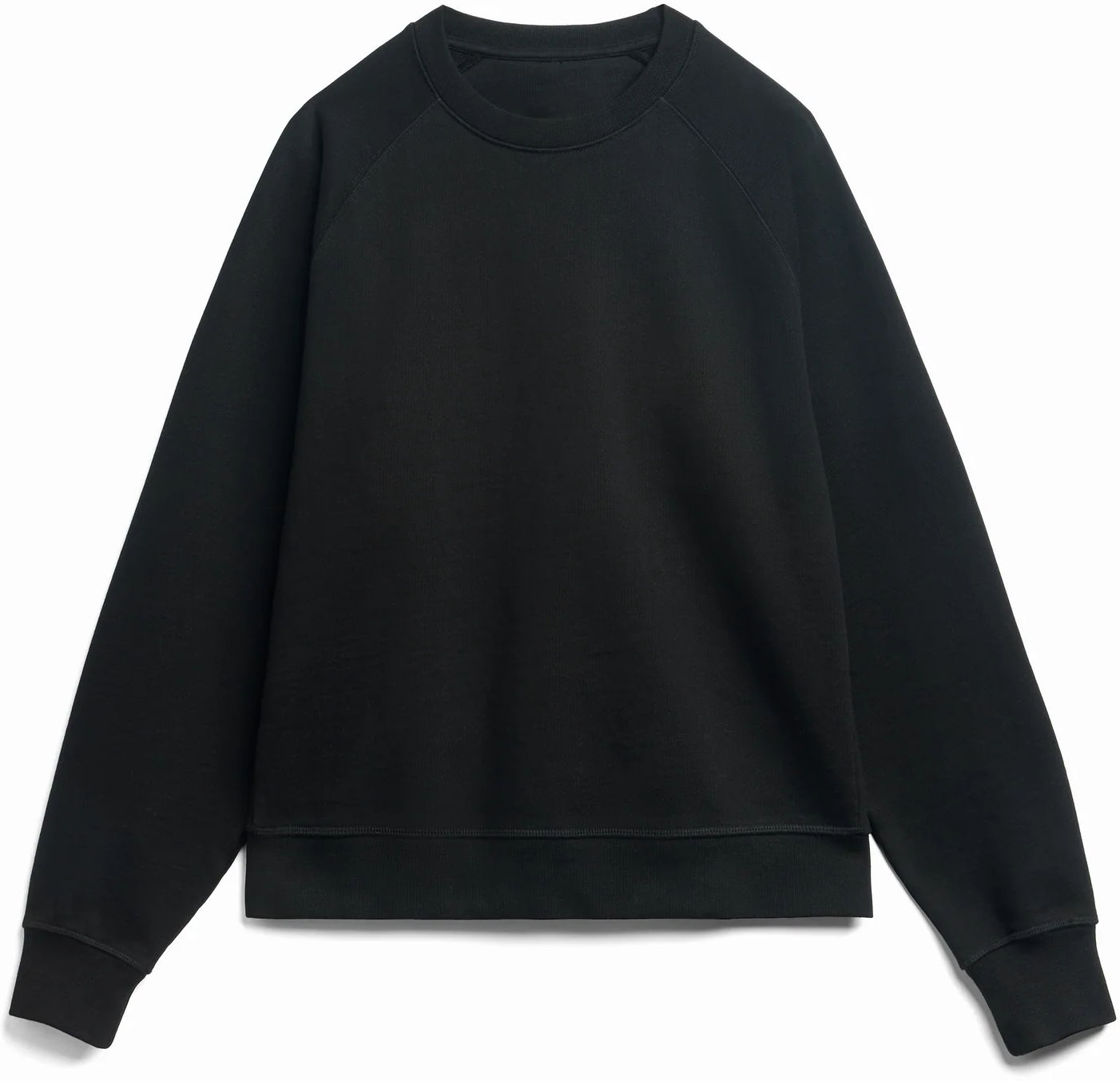 Original Favorites Mineral Ultra Heavyweight Organic French Terry Crew in Black