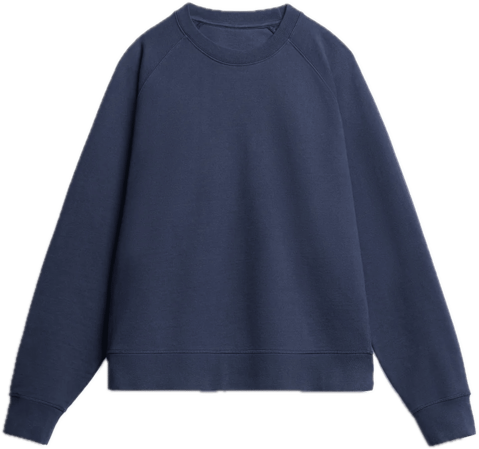 Original Favorites Mineral Ultra Heavyweight Organic French Terry Crew in Eclipse