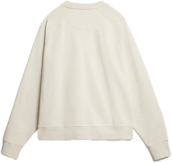 An image of a Custom Original Favorites Mineral Ultra Heavyweight Organic French Terry Crew in Parchment!