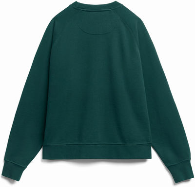 Am image of a Custom Original Favorites Mineral Ultra Heavyweight Organic French Terry Crew in Pine!