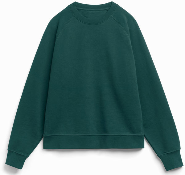 Am image of a Custom Original Favorites Mineral Ultra Heavyweight Organic French Terry Crew in Pine!