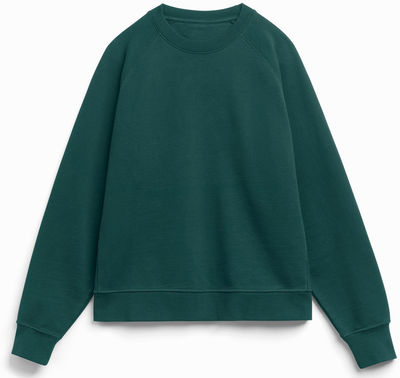 Am image of a Custom Original Favorites Mineral Ultra Heavyweight Organic French Terry Crew in Pine!