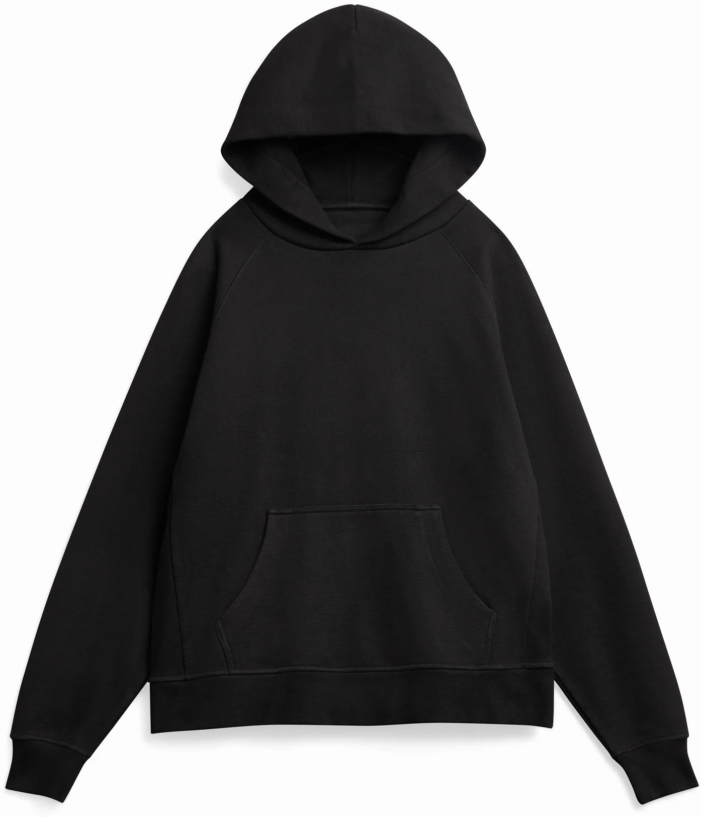 Original Favorites Mineral Ultra Heavyweight Organic French Terry Hood in Black