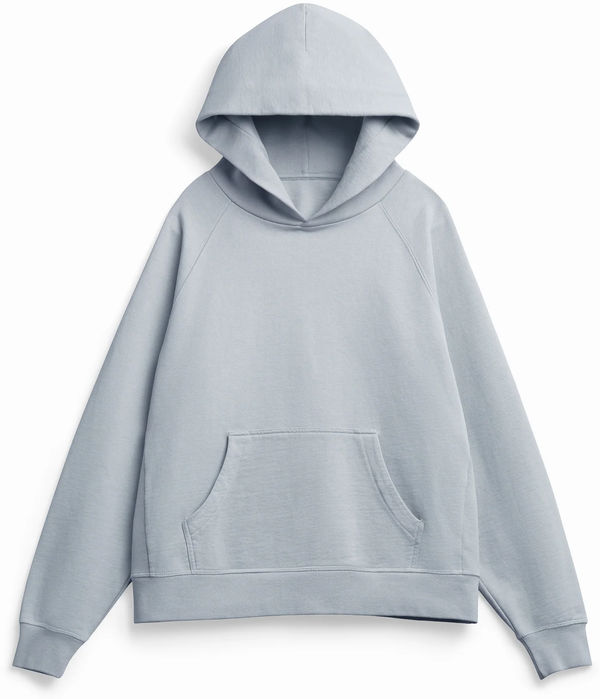 Am image of a Custom Original Favorites Mineral Ultra Heavyweight Organic French Terry Hood in Mineral!