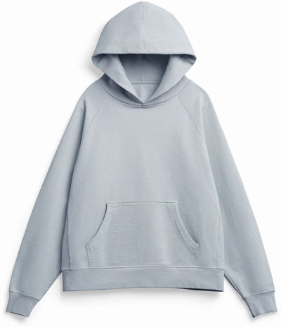 Am image of a Custom Original Favorites Mineral Ultra Heavyweight Organic French Terry Hood in Mineral!