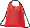 Am image of a Custom Hapuna Cinch Bag in Red/Black!