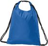 Am image of a Custom Hapuna Cinch Bag in Ocean Blue/Black!
