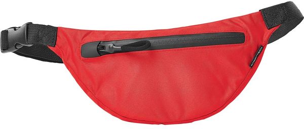 Am image of a Custom Stormtech Teton Waist Pack in Bold Red/Black!