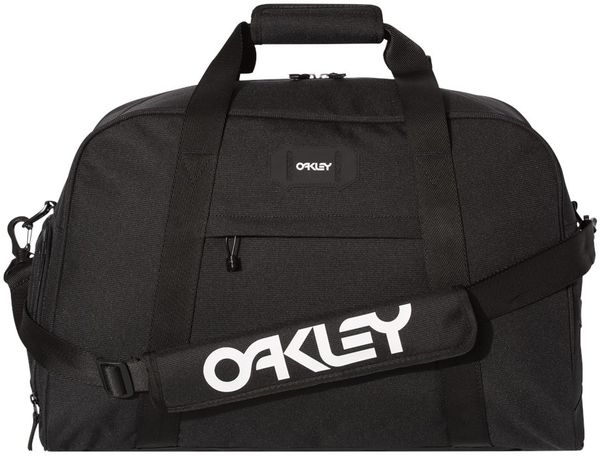 Am image of a Custom Oakley 50L Street Duffel Bag in Blackout!