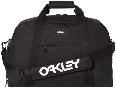 Am image of a Custom Oakley 50L Street Duffel Bag in Blackout!