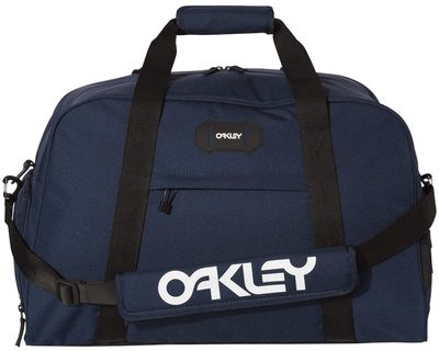 Am image of a Custom Oakley 50L Street Duffel Bag in Fathom!