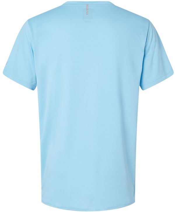 Am image of a Custom Oakley Team Issue Hydrolix T Shirt in Carolina Blue!