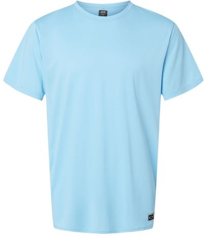 Am image of a Custom Oakley Team Issue Hydrolix T Shirt in Carolina Blue!