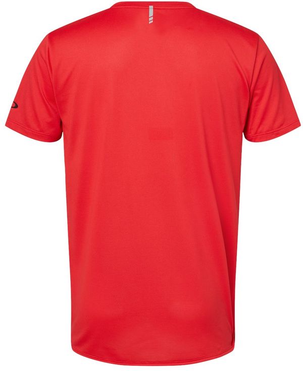 Am image of a Custom Oakley Team Issue Hydrolix T Shirt in Team Red!