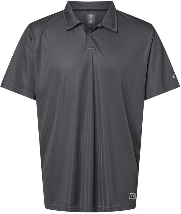 Am image of a Custom Oakley Team Issue Hydrolix Polo in Forged Iron!