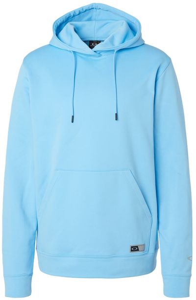 Am image of a Custom Oakley Team Issue Hydrolix Hooded Sweatshirt in Carolina Blue!