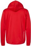 Am image of a Custom Oakley Team Issue Hydrolix Hooded Sweatshirt in Team Red!