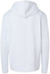 Am image of a Custom Oakley Team Issue Hydrolix Hooded Sweatshirt in White!