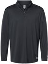 Am image of a Custom Oakley Team Issue Podium Quarter Zip Pullover in Blackout!