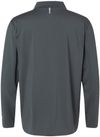 Am image of a Custom Oakley Team Issue Podium Quarter Zip Pullover in Forged Iron!