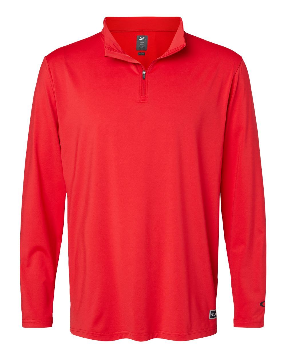Oakley Team Issue Podium Quarter Zip Pullover in Team Red