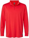 Am image of a Custom Oakley Team Issue Podium Quarter Zip Pullover in Team Red!
