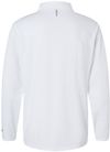 Am image of a Custom Oakley Team Issue Podium Quarter Zip Pullover in White!