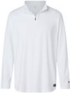 Am image of a Custom Oakley Team Issue Podium Quarter Zip Pullover in White!