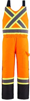 Am image of a Custom CX2 Cabover Mens Hi Vis Insulated Overall in Hi Vis Orange!
