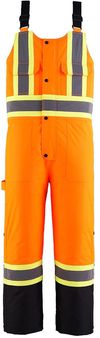 Am image of a Custom CX2 Cabover Mens Hi Vis Insulated Overall in Hi Vis Orange!