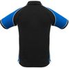 Am image of a Custom Biz Collection Mens Nitro Polo in Black/Royal/White!