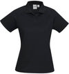 Am image of a Custom Biz Collection Ladies Sprint Polo in Black!