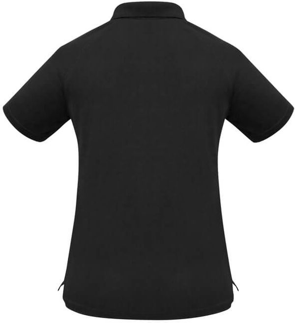 Am image of a Custom Biz Collection Ladies Sprint Polo in Black!