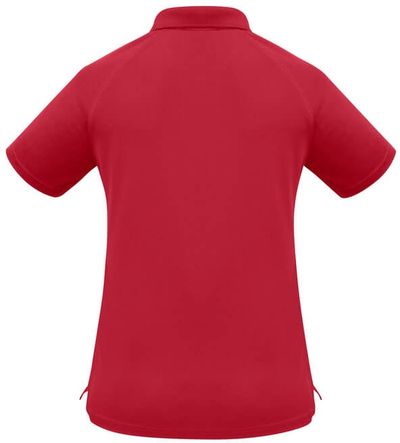 Am image of a Custom Biz Collection Ladies Sprint Polo in Red!