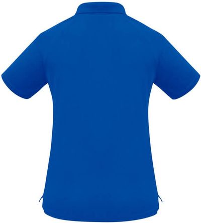 Am image of a Custom Biz Collection Ladies Sprint Polo in Royal!