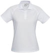 Am image of a Custom Biz Collection Ladies Sprint Polo in White!