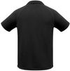 Am image of a Custom Biz Collection Kids Sprint Polo in Black!
