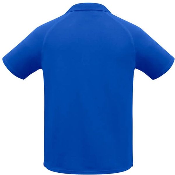 Am image of a Custom Biz Collection Kids Sprint Polo in Royal!