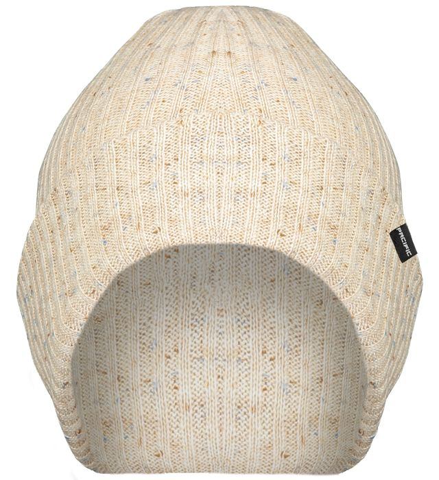 Pacific Headwear Tweed Beanie in Cream