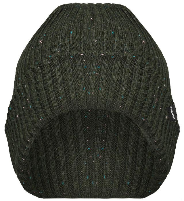 Pacific Headwear Tweed Beanie in Dark Green